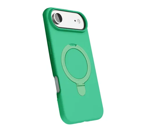 Apple iPhone 17 Air Regal Magsafe Standlı Kapak - Yeşil