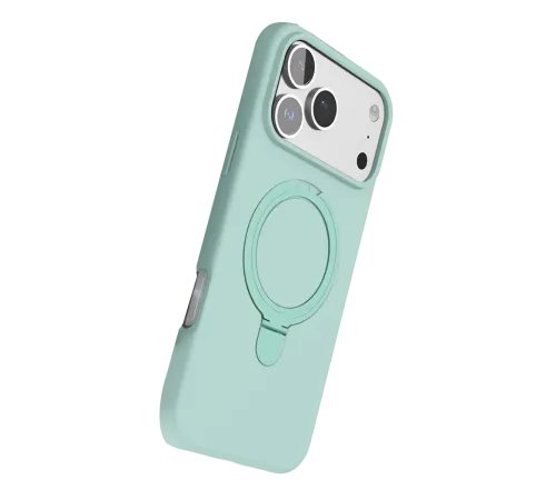 Apple iPhone 17 Pro Max Regal Magsafe Standlı Kapak - Su Yeşili