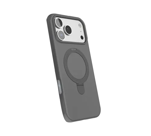 Apple iPhone 17 Pro Max Regal Magsafe Standlı Kapak - Titan Gri