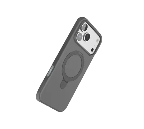 Apple iPhone 17 Pro Max Regal Magsafe Standlı Kapak - Titan Gri