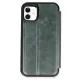 Apple iPhone 11 Kılıf Flip Cover - Koyu Yeşil