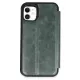 Apple iPhone 11 Kılıf Flip Cover - Koyu Yeşil
