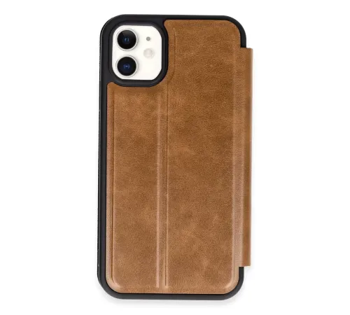 Apple iPhone 11 Kılıf Flip Cover - Taba