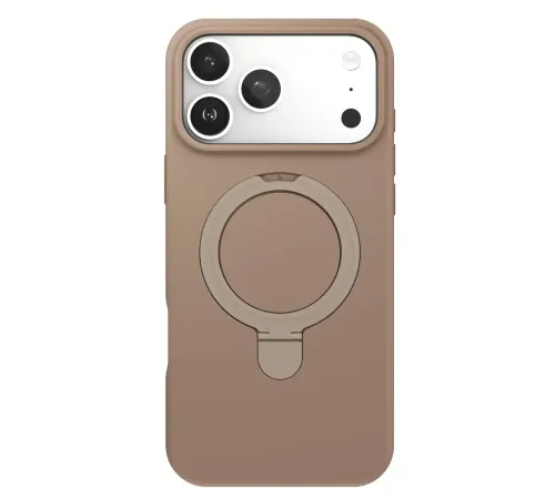 Apple iPhone 17 Pro Max Regal Magsafe Standlı Kapak - Çöl Titanyum