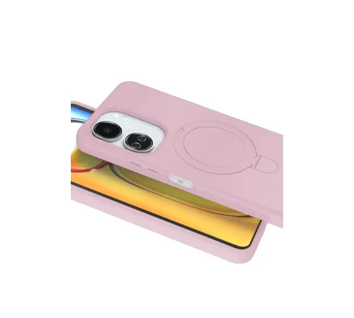 Xiaomi Redmi 13C Regal Magsafe Standlı Kapak - Açık Pembe