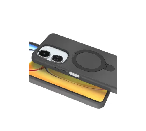 Xiaomi Redmi 13C Regal Magsafe Standlı Kapak - Titan Gri