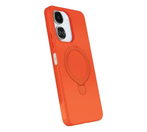 Xiaomi Redmi 13C Regal Magsafe Standlı Kapak - Turuncu
