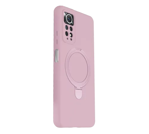 Xiaomi Redmi Note 12 Pro 4G Regal Magsafe Standlı Kapak - Açık Pembe