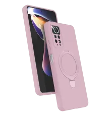 Xiaomi Redmi Note 12 Pro 4G Regal Magsafe Standlı Kapak - Açık Pembe