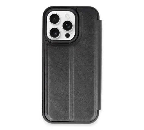 Apple iPhone 14 Pro Kılıf Flip Cover - Siyah