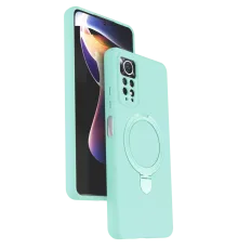 Xiaomi Redmi Note 12 Pro 4G Regal Magsafe Standlı Kapak - Su Yeşili
