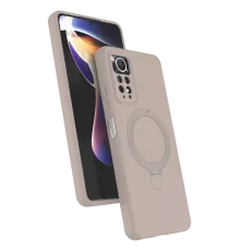 Xiaomi Redmi Note 12 Pro 4G Regal Magsafe Standlı Kapak - Çöl Titanyum