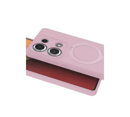Xiaomi Redmi Note 13 Pro 4G Regal Magsafe Standlı Kapak - Açık Pembe