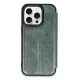 Apple iPhone 14 Pro Kılıf Flip Cover - Koyu Yeşil