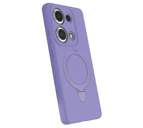 Xiaomi Redmi Note 13 Pro 4G Regal Magsafe Standlı Kapak - Lila