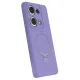 Xiaomi Redmi Note 13 Pro 4G Regal Magsafe Standlı Kapak - Lila