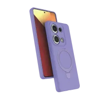 Xiaomi Redmi Note 13 Pro 4G Regal Magsafe Standlı Kapak - Lila