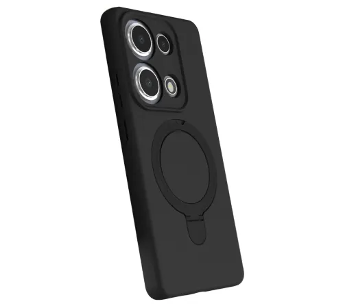 Xiaomi Redmi Note 13 Pro 4G Regal Magsafe Standlı Kapak - Siyah