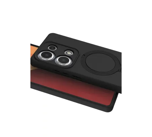 Xiaomi Redmi Note 13 Pro 4G Regal Magsafe Standlı Kapak - Siyah