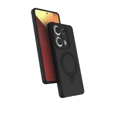 Xiaomi Redmi Note 13 Pro 4G Regal Magsafe Standlı Kapak - Siyah