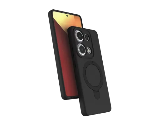 Xiaomi Redmi Note 13 Pro 4G Regal Magsafe Standlı Kapak - Siyah