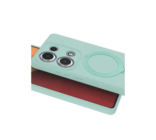 Xiaomi Redmi Note 13 Pro 4G Regal Magsafe Standlı Kapak - Su Yeşili