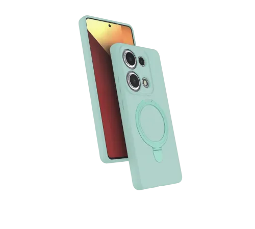 Xiaomi Redmi Note 13 Pro 4G Regal Magsafe Standlı Kapak - Su Yeşili