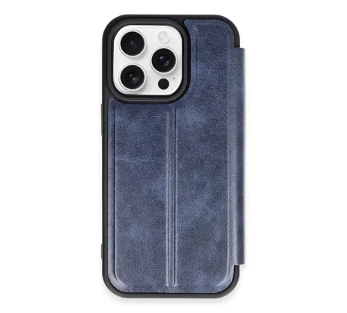 Apple iPhone 14 Pro Max Kılıf Flip Cover - Lacivert