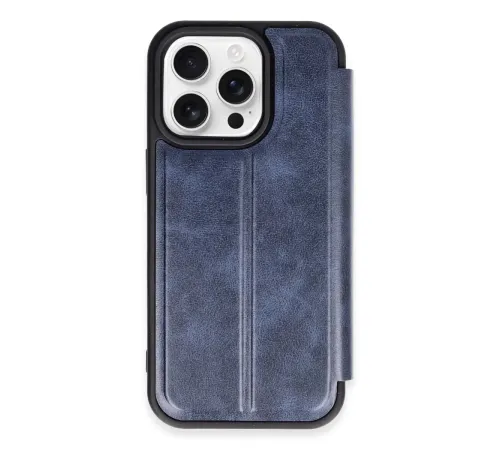 Apple iPhone 14 Pro Max Kılıf Flip Cover - Lacivert