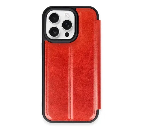 Apple iPhone 14 Pro Max Kılıf Flip Cover - Kırmızı