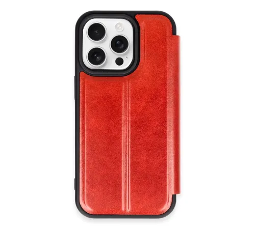 Apple iPhone 14 Pro Max Kılıf Flip Cover - Kırmızı