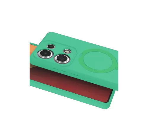 Xiaomi Redmi Note 13 Pro 4G Regal Magsafe Standlı Kapak - Yeşil