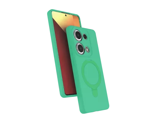 Xiaomi Redmi Note 13 Pro 4G Regal Magsafe Standlı Kapak - Yeşil