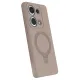 Xiaomi Redmi Note 13 Pro 4G Regal Magsafe Standlı Kapak - Çöl Titanyum