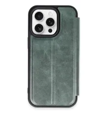 Apple iPhone 14 Pro Max Kılıf Flip Cover - Koyu Yeşil