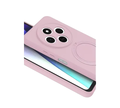 Xiaomi Redmi 14C Regal Magsafe Standlı Kapak - Açık Pembe