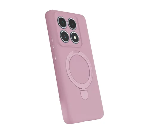 Xiaomi Mi 14T Pro Regal Magsafe Standlı Kapak - Açık Pembe