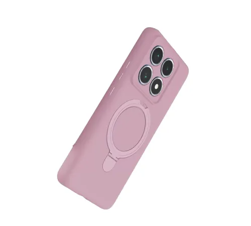 Xiaomi Mi 14T Pro Regal Magsafe Standlı Kapak - Açık Pembe
