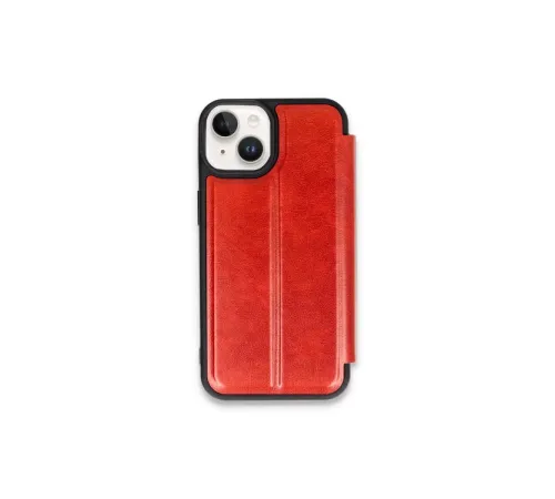 Apple iPhone 15 Kılıf Flip Cover - Kırmızı