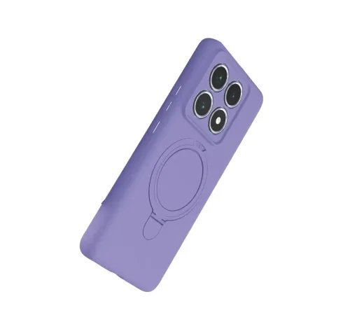 Xiaomi Mi 14T Pro Regal Magsafe Standlı Kapak - Lila
