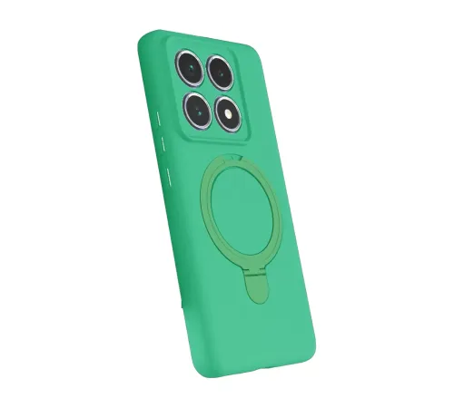 Xiaomi Mi 14T Pro Regal Magsafe Standlı Kapak - Yeşil