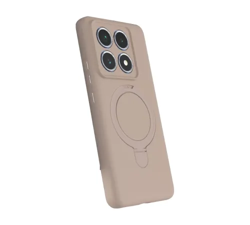 Xiaomi Mi 14T Pro Regal Magsafe Standlı Kapak - Çöl Titanyum