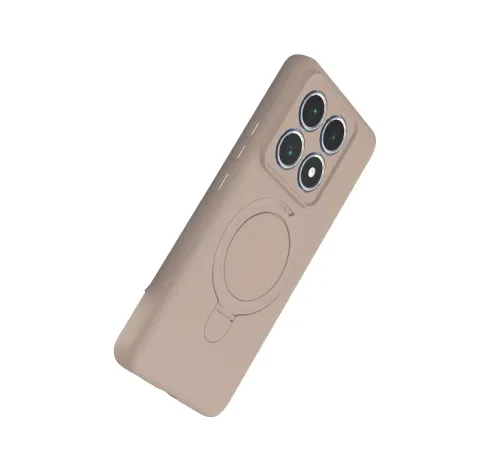 Xiaomi Mi 14T Pro Regal Magsafe Standlı Kapak - Çöl Titanyum
