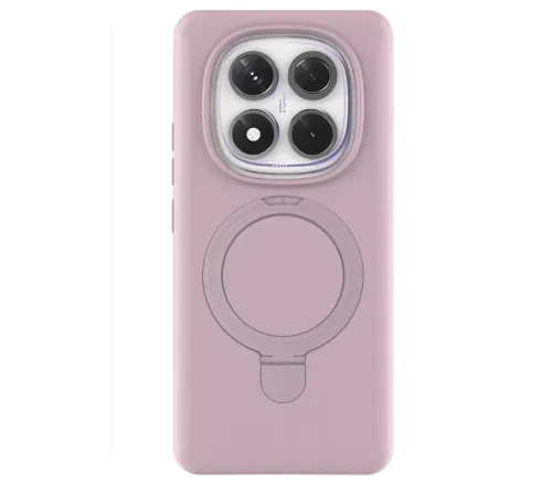 Xiaomi Redmi Note 14 Pro 4G Regal Magsafe Standlı Kapak - Açık Pembe