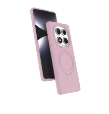 Xiaomi Redmi Note 14 Pro 4G Regal Magsafe Standlı Kapak - Açık Pembe