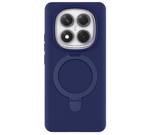 Xiaomi Redmi Note 14 Pro 4G Regal Magsafe Standlı Kapak - Lacivert