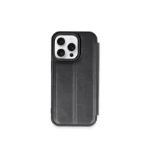 Apple iPhone 15 Pro Max Kılıf Flip Cover - Siyah