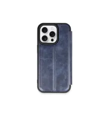 Apple iPhone 15 Pro Max Kılıf Flip Cover - Lacivert