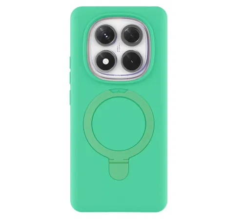 Xiaomi Redmi Note 14 Pro 4G Regal Magsafe Standlı Kapak - Yeşil