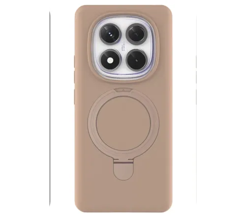 Xiaomi Redmi Note 14 Pro 4G Regal Magsafe Standlı Kapak - Çöl Titanyum